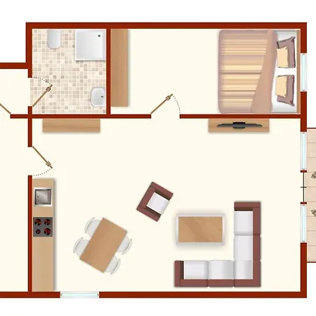 Daire Strandnahe-gemuetliche-ferienwohnung-bellevue-2